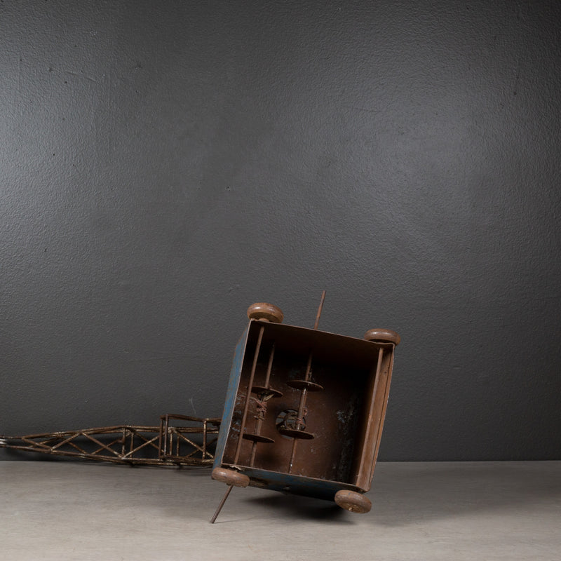 Antique French Toy Crane, c.1930