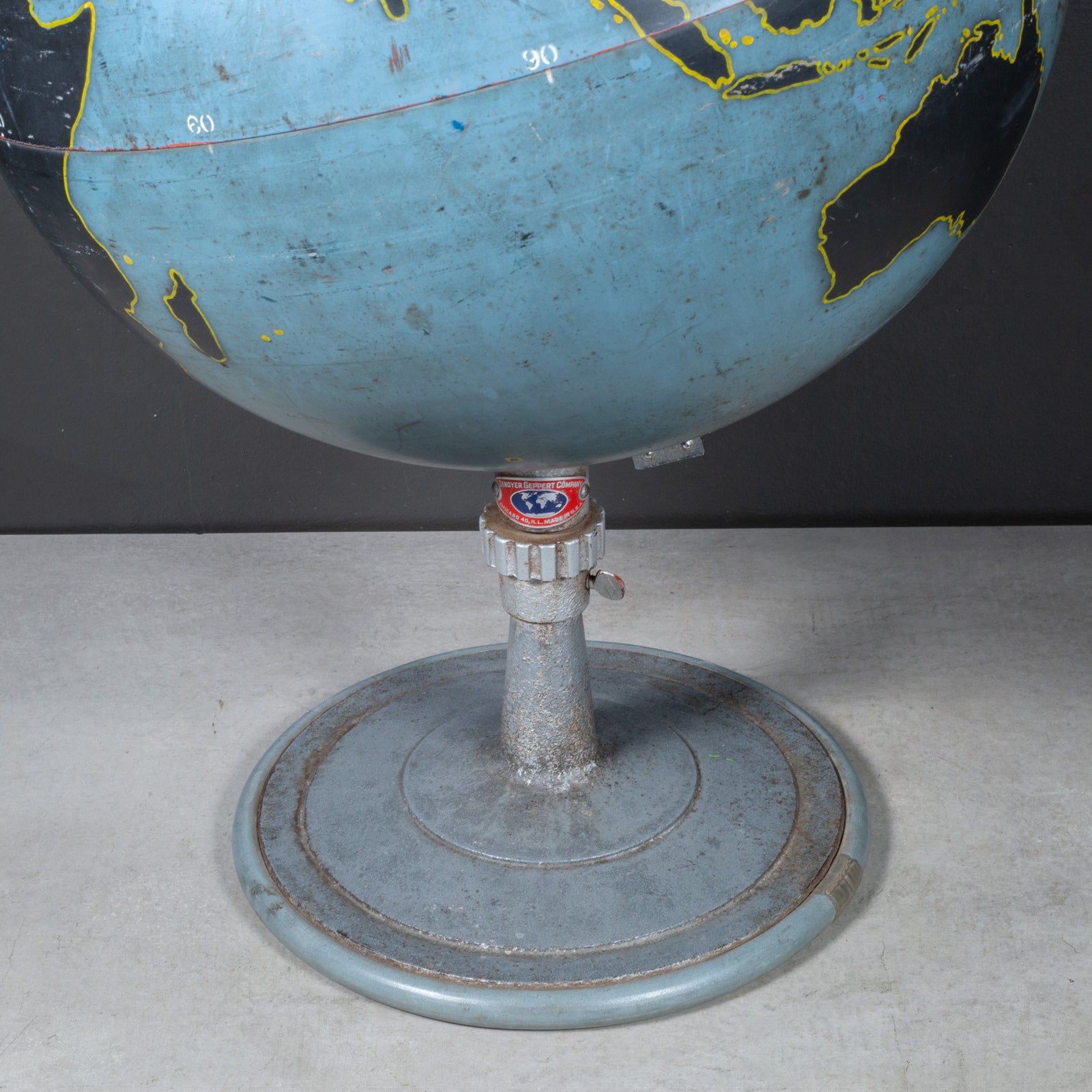 American Military Planning Globe by Denoyer-Geppert c.1940
