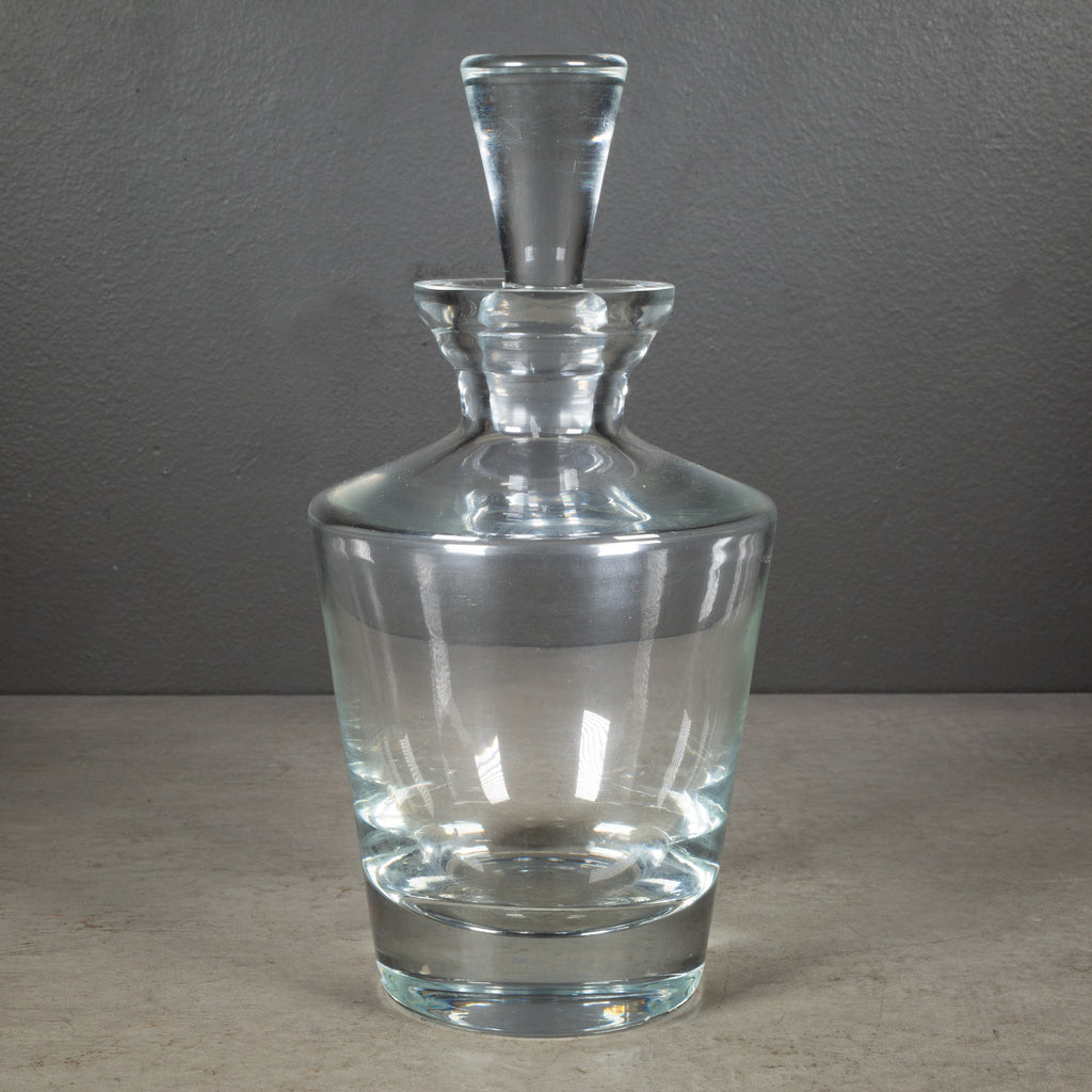 Mid-century Block Crystal Decanter c.1950 | S16 Home
