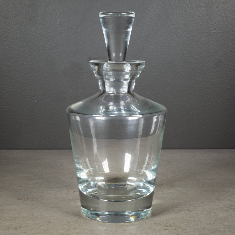 Mid-century Block Crystal Decanter c.1950 | S16 Home