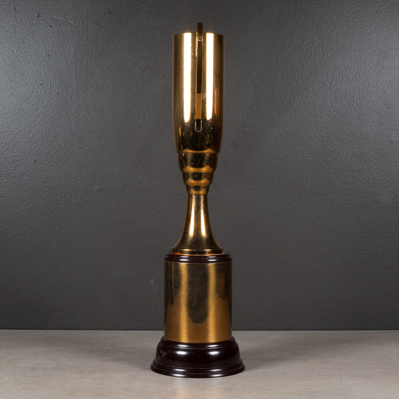 Large Brass Plated Cup Trophy with Bakelite Base c.1940