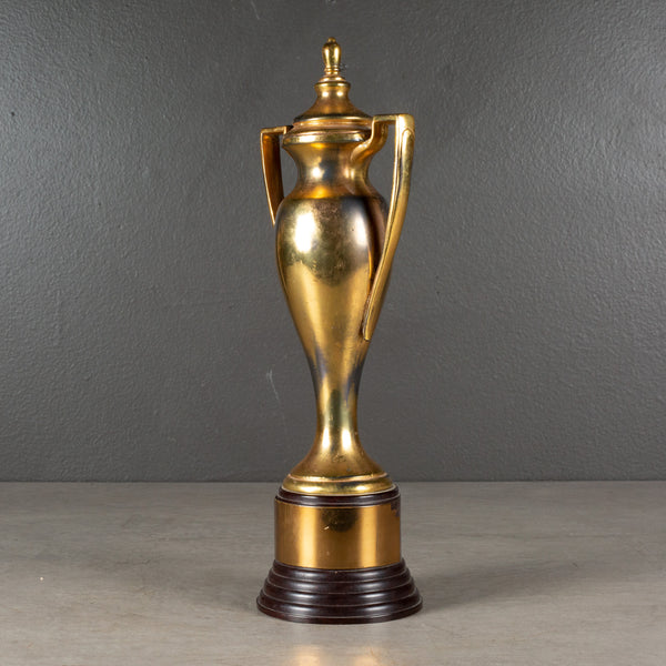 Vintage Brass Plated Cup Trophy with Bakelite Base c.1940