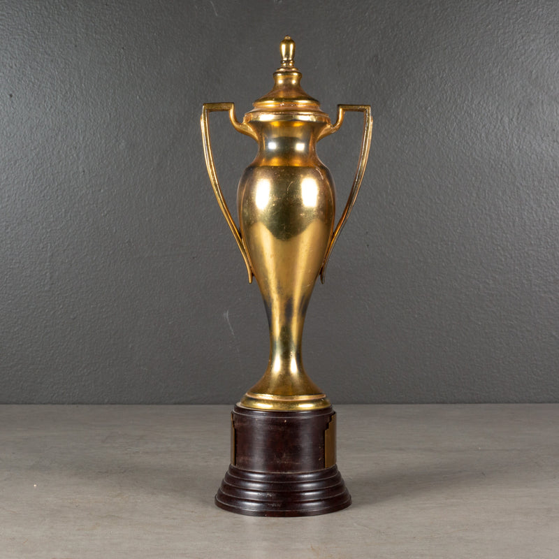 Vintage Brass Plated Cup Trophy with Bakelite Base c.1940