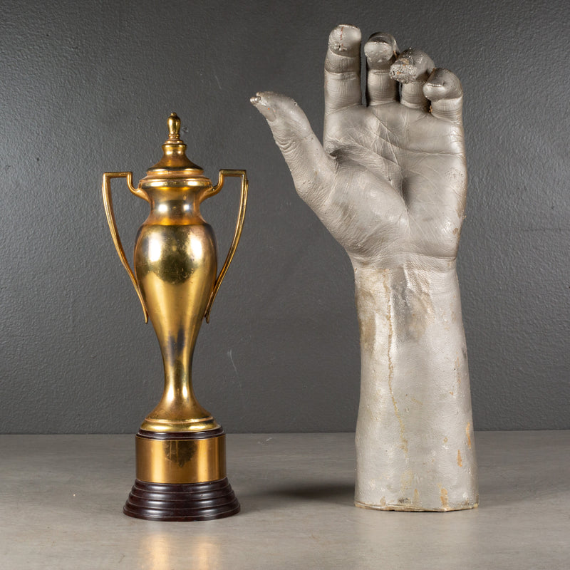 Vintage Brass Plated Cup Trophy with Bakelite Base c.1940