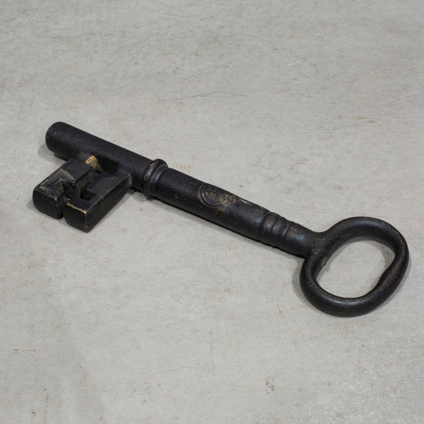 Vintage Brass and Wrought Iron Skeleton Key
