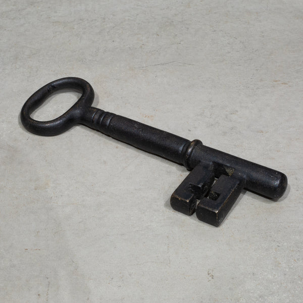 Vintage Brass and Wrought Iron Skeleton Key