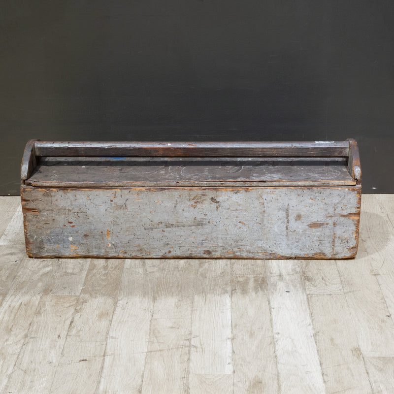 Handmade Inscribed Carpenter's Toolbox c.1940