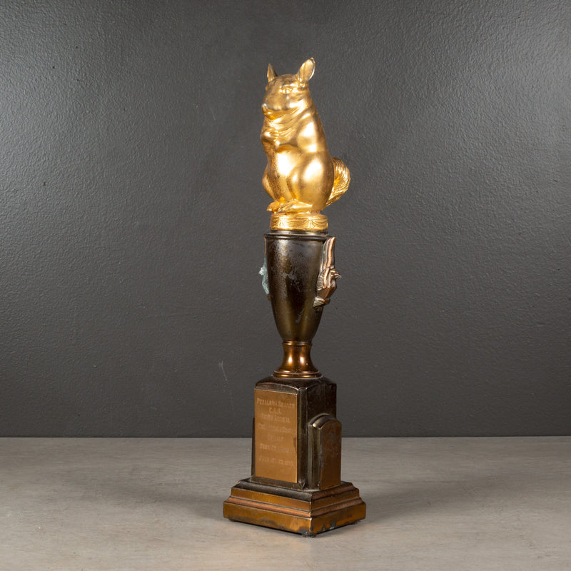Vintage "Chinchilla Show Champion" Trophy c.1955