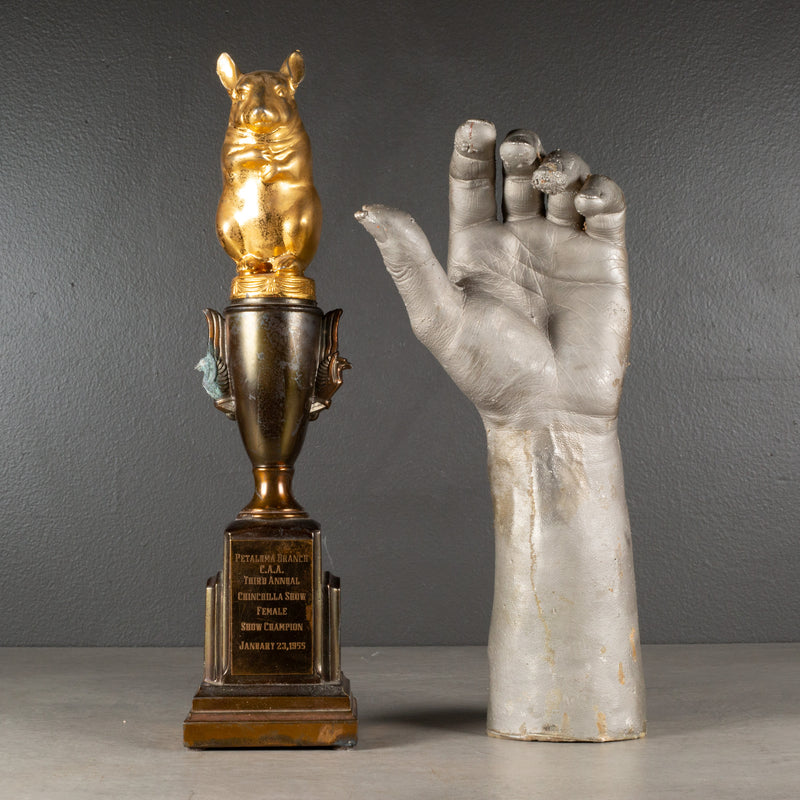 Vintage "Chinchilla Show Champion" Trophy c.1955