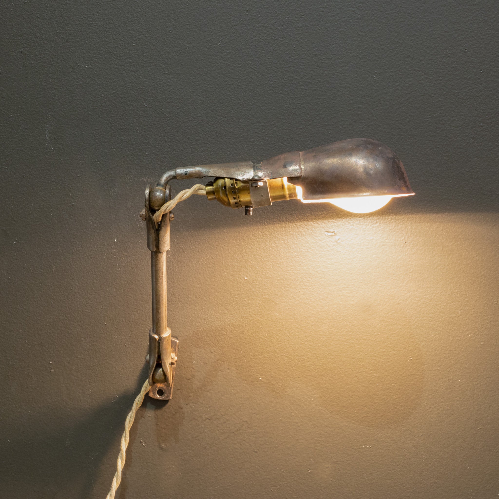 【ヴィンテージランプ】M11 1920-30's ヴィンテージ ウッドベース フロアランプ - アンティーク