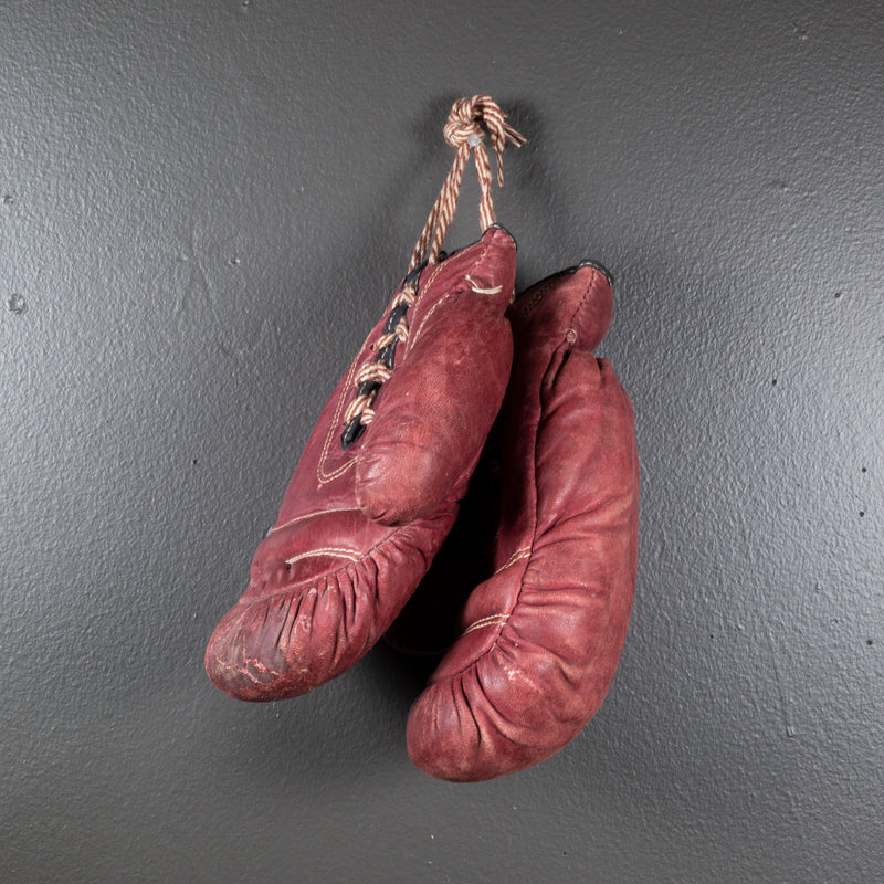 Children's Leather Boxing Gloves c.1950-1960
