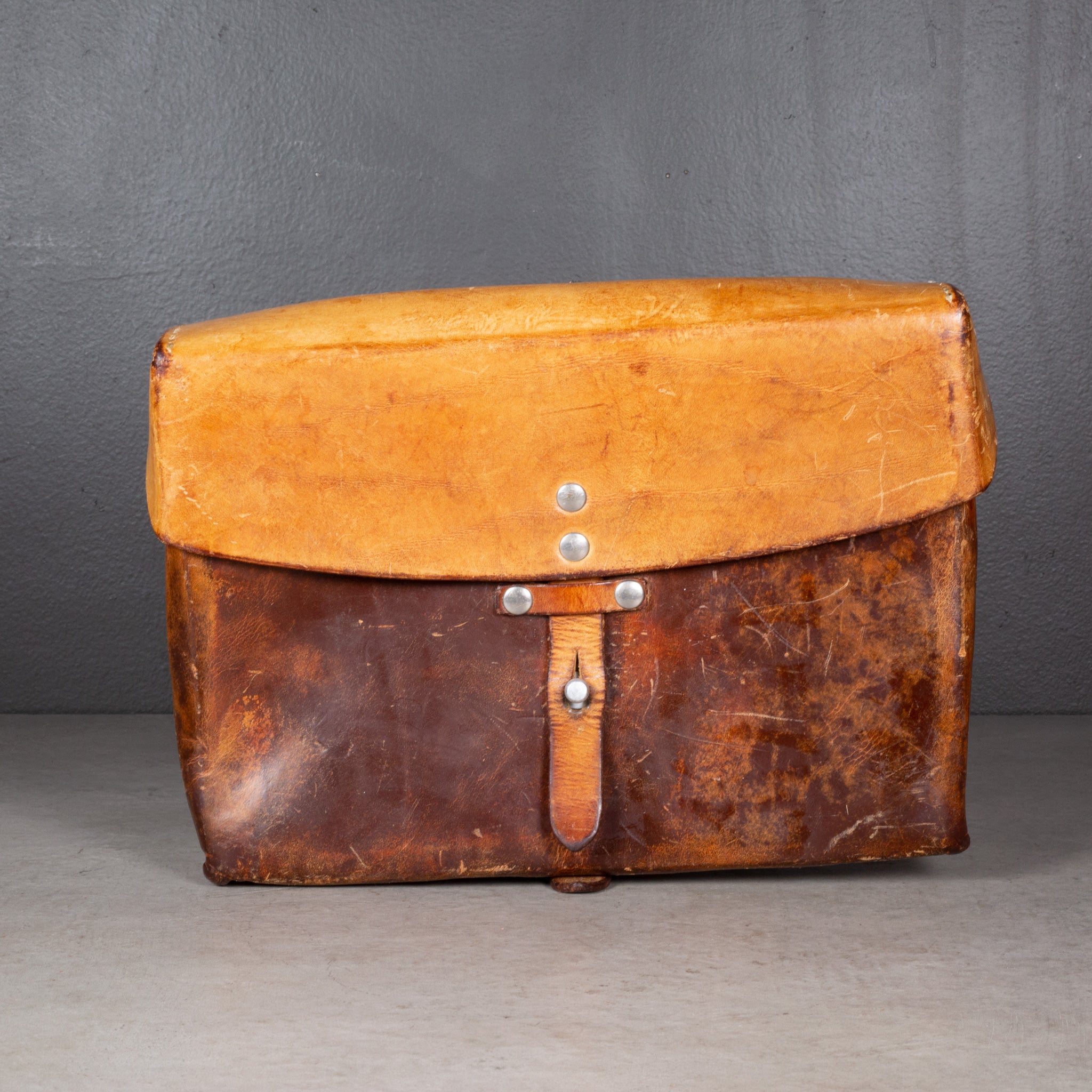 Vintage Swiss Leather Satchel c.1978 | S16 Home