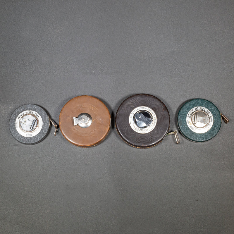 Collection of Vintage Leather Measuring Tapes