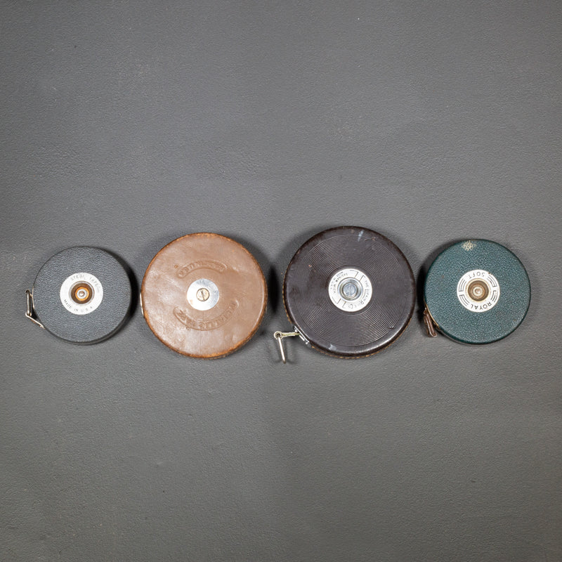 Collection of Vintage Leather Measuring Tapes