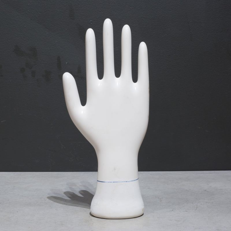 Medium Vintage Glazed Porcelain Rubber Glove Molds c.1985-Price per piece
