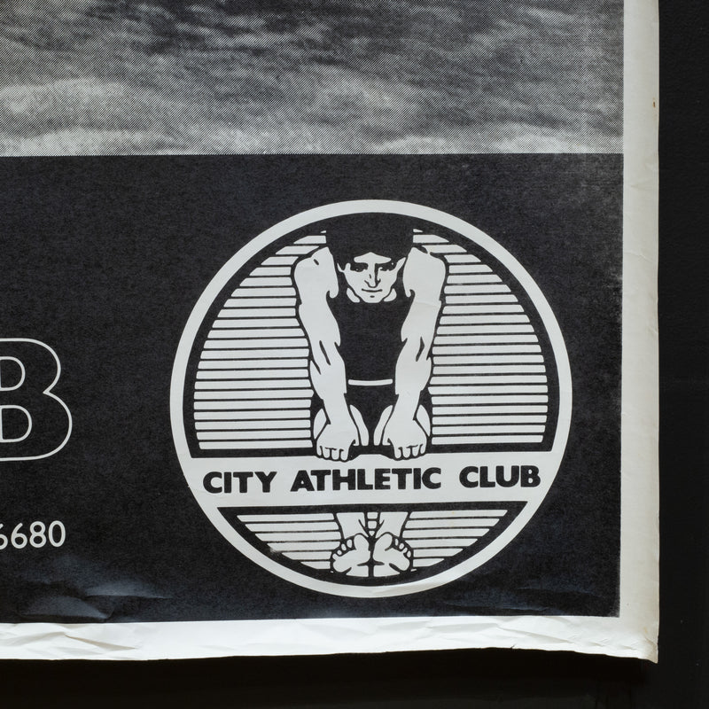 Vintage City Athletic Club Poster, The Castro, San Francisco c.1980