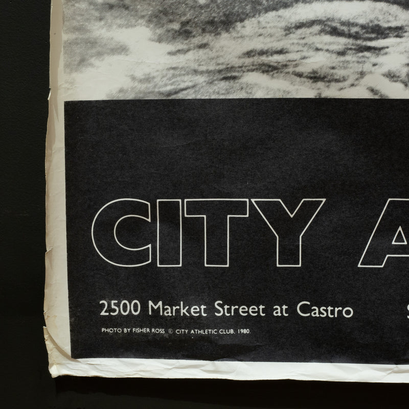 Vintage City Athletic Club Poster, The Castro, San Francisco c.1980