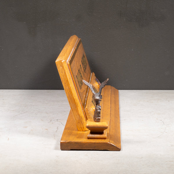 Vintage Postmaster Desk Sign c.1940 | S16 Home