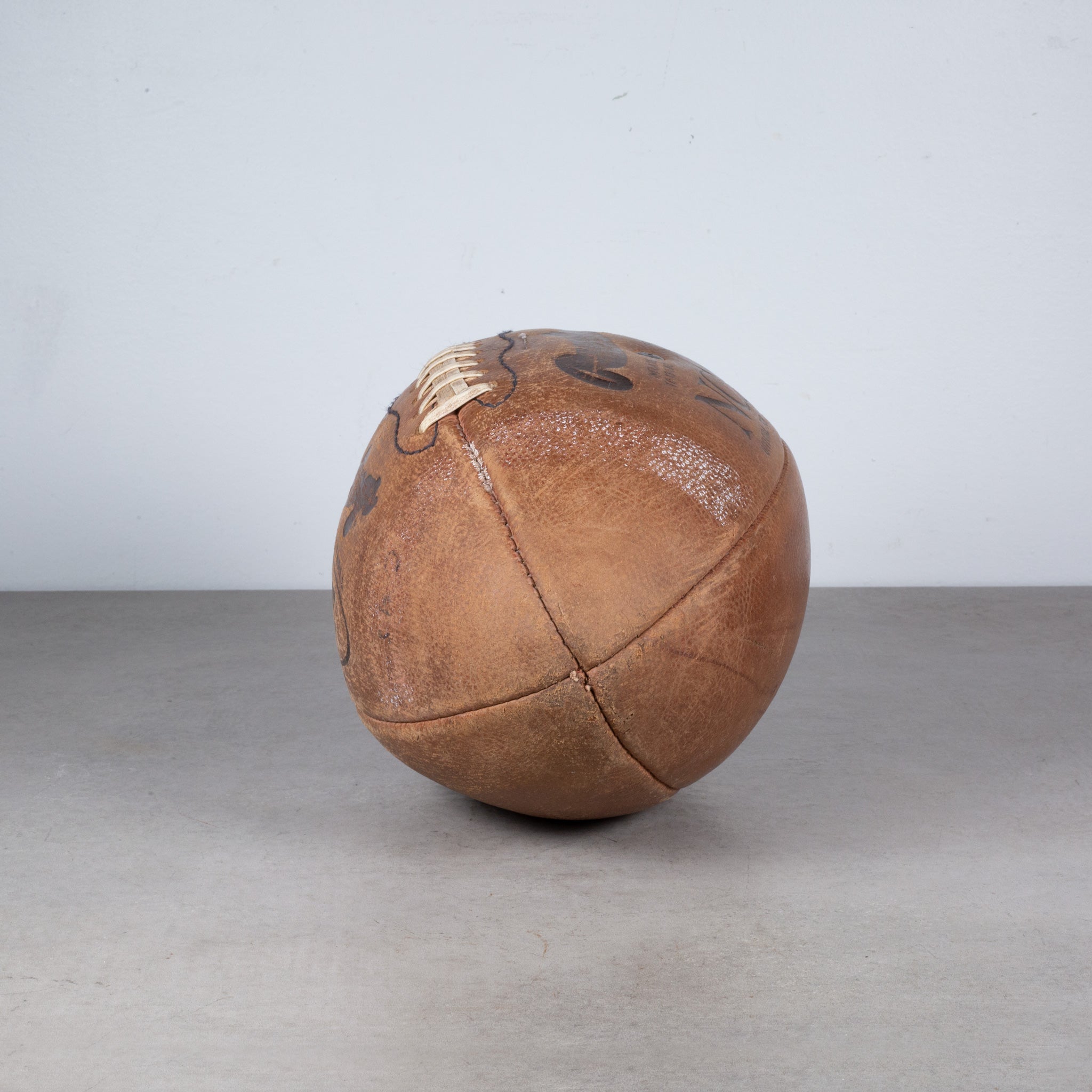 Vintage WESTPOINT 500 Genuine Leather shops Official Football