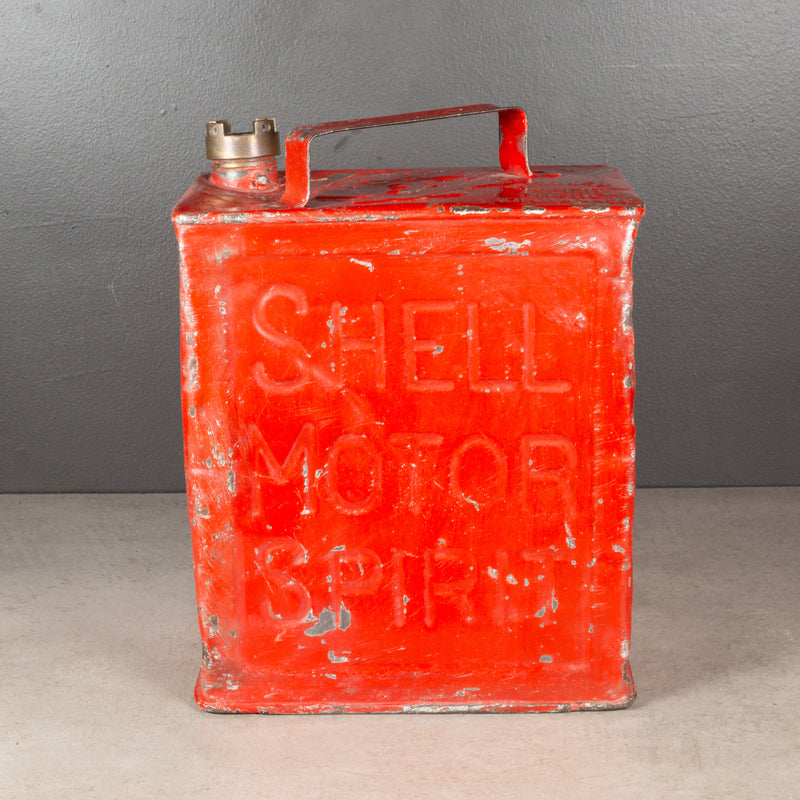 Vintage Shell Motor Spirit Petrol Can c.1940 | S16 Home
