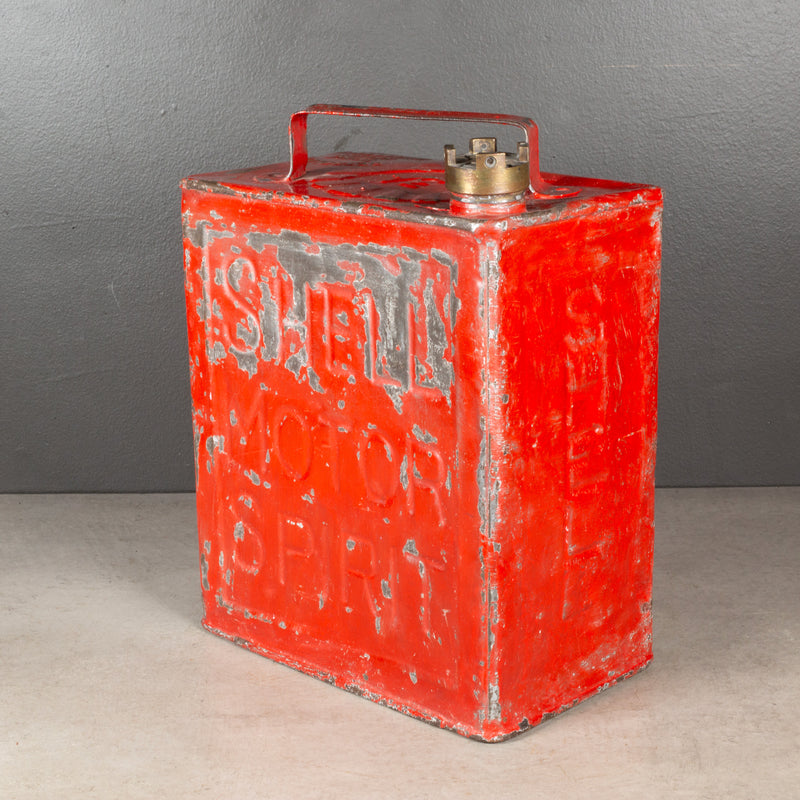 Vintage Shell Motor Spirit Petrol Can c.1940 | S16 Home