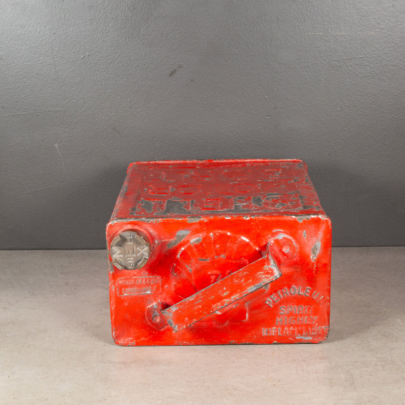 Vintage Shell Motor Spirit Petrol Can c.1940 | S16 Home