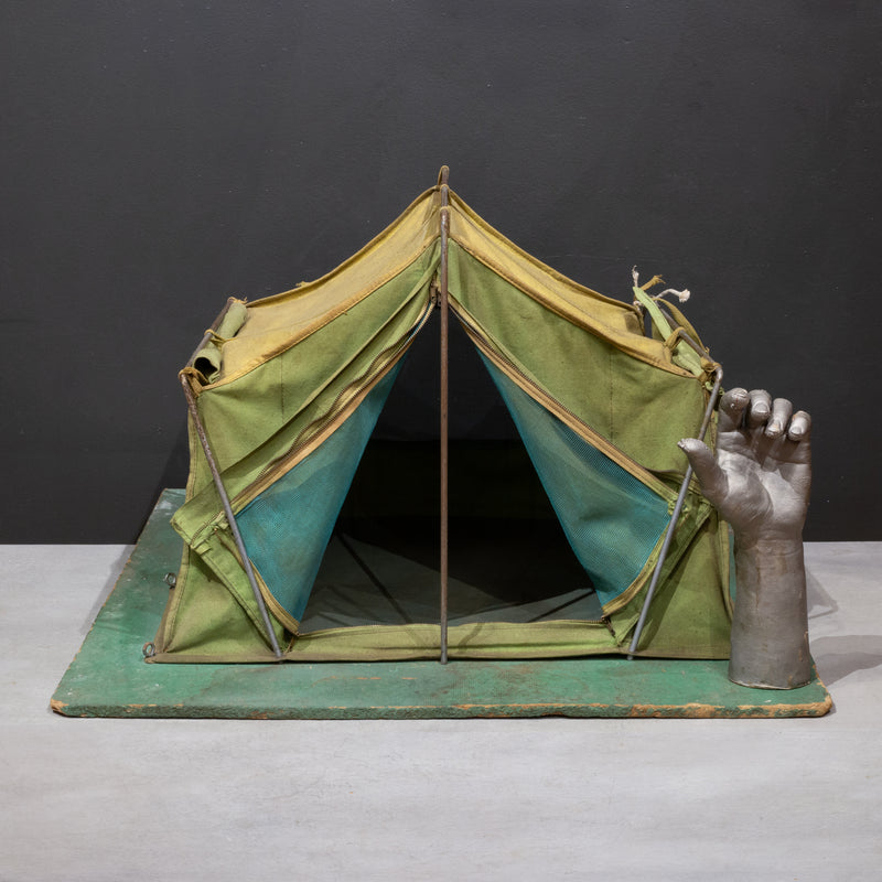 Vintage Salesman's Sample Canvas Camping Tent c.1940