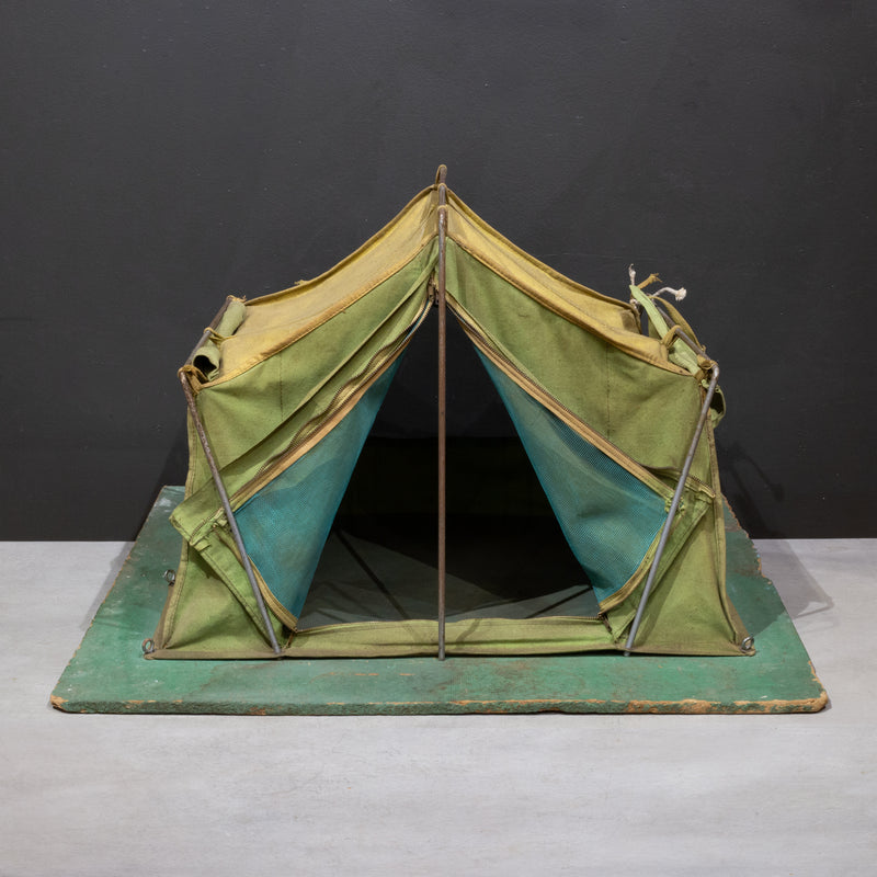 c tent Vintage Salesman's Sample Canvas Camping Tent c.1940