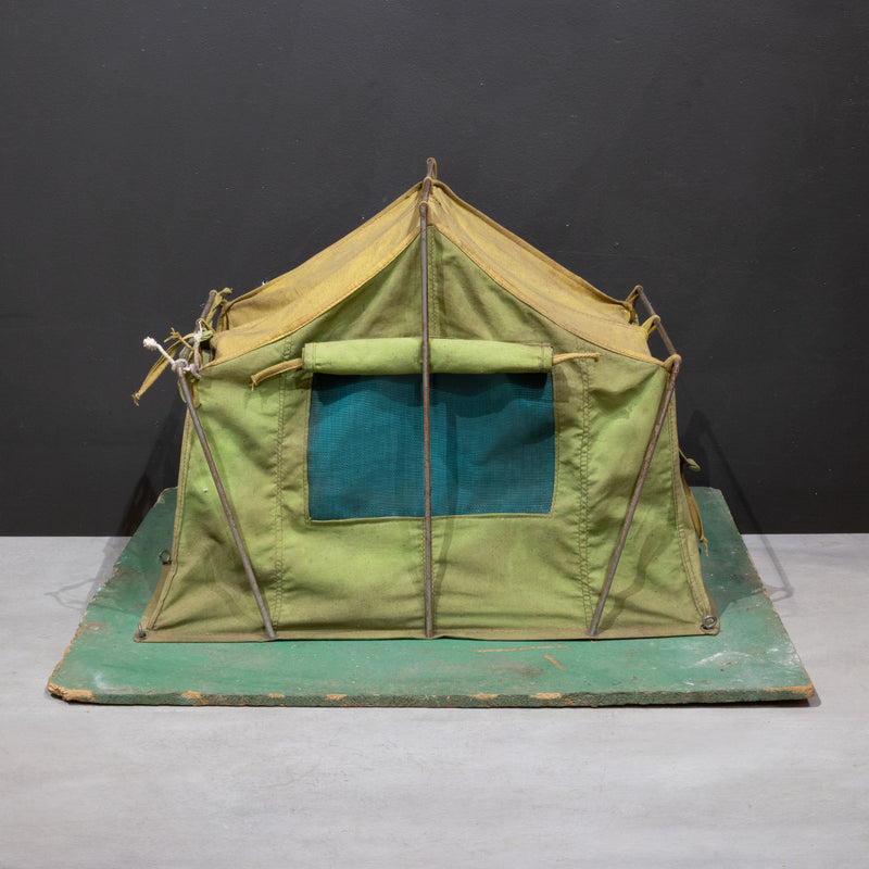 Vintage Salesman's Sample Canvas Camping Tent c.1940