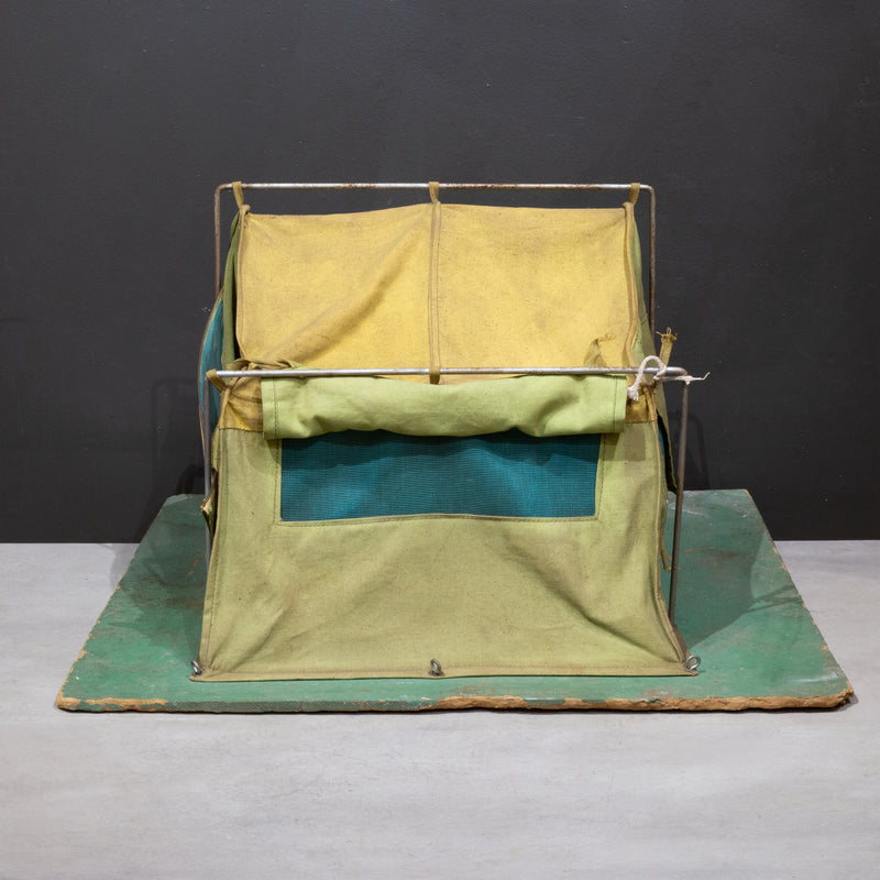 Vintage Salesman's Sample Canvas Camping Tent c.1940