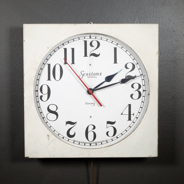 Vintage Sessions Electric Wall Clock c.1930