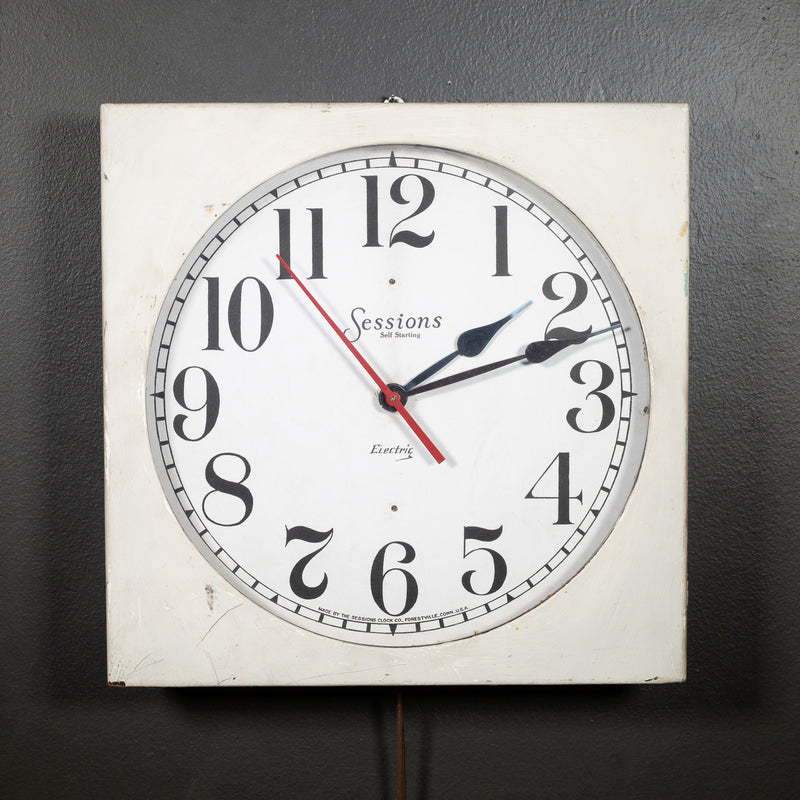 Vintage Sessions Electric Wall Clock c.1930