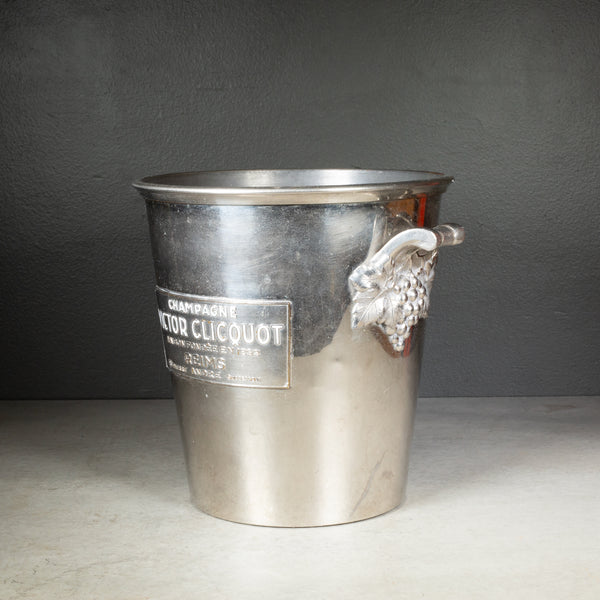 Silver Plate French Victor Clicquot Champagne Ice Bucket c.1930-1950