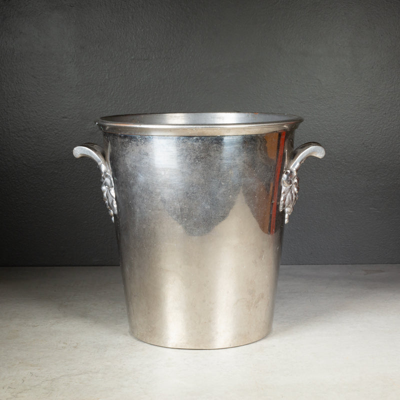 RARE OLRI SEAU À CHAMPAGNE GLAÇONS MÉTAL ARGENTÉ ICE BUCKET RARE OLRI SEAU À CHAMPAGNE GLAÇONS MÉTAL ARGENTÉ ICE BUCKET