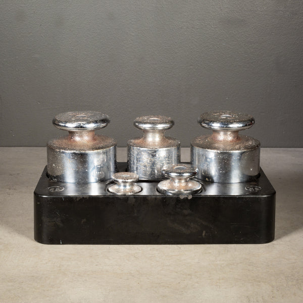 Vintage Toledo Chrome and Steel Weights c.1930-1950