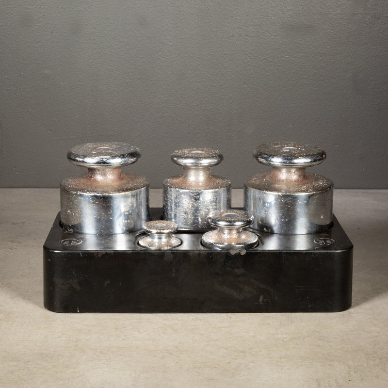 Vintage Toledo Chrome and Steel Weights c.1930-1950