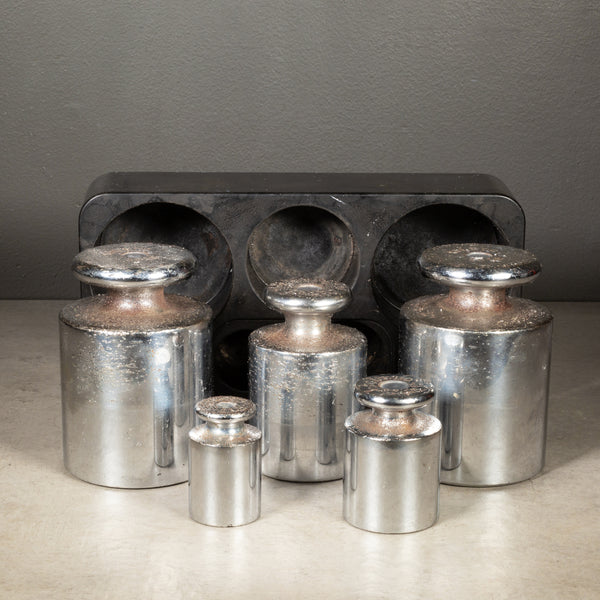 Vintage Toledo Chrome and Steel Weights c.1930-1950