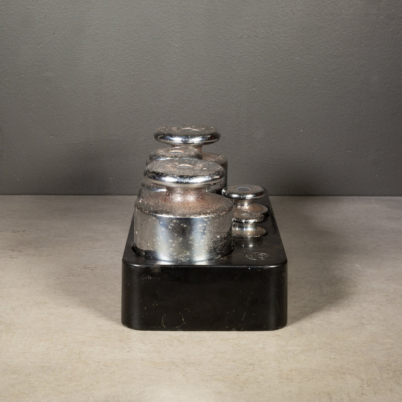 Vintage Toledo Chrome and Steel Weights c.1930-1950