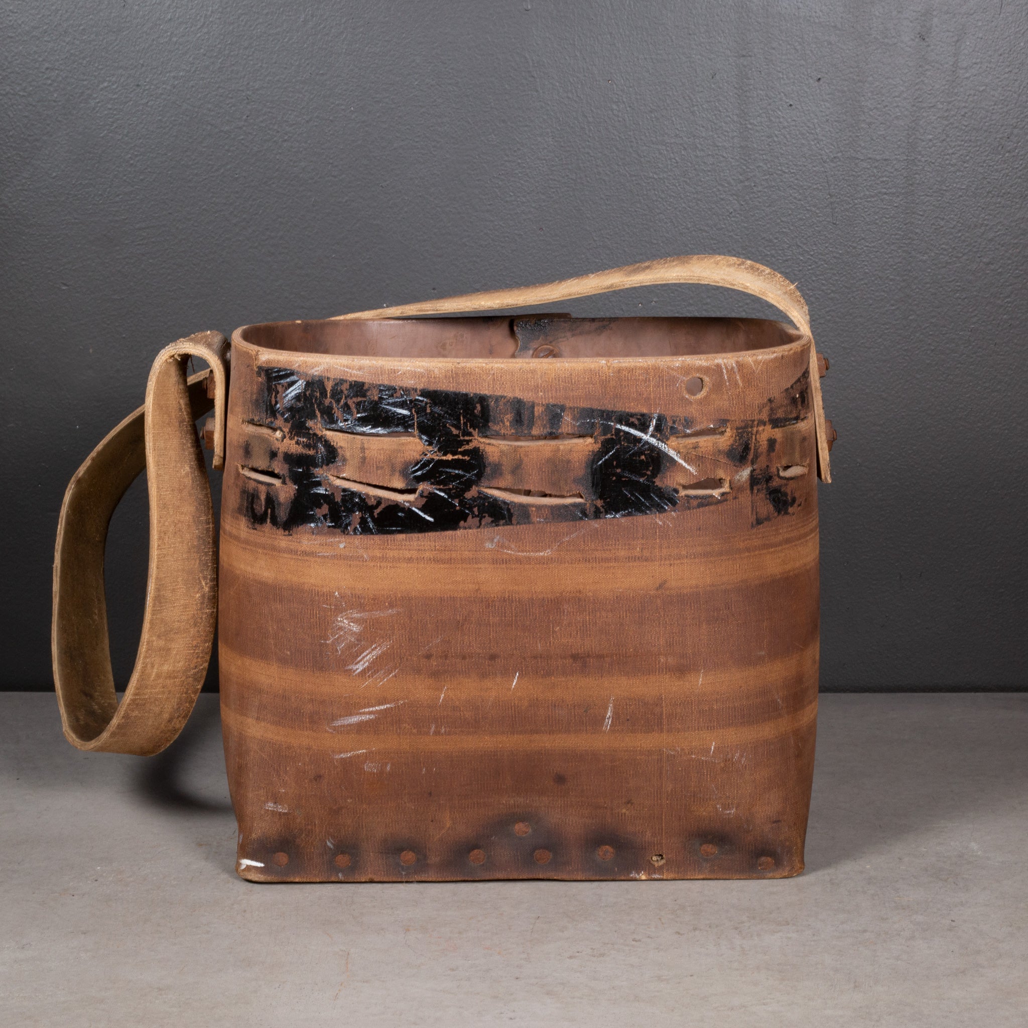 小物 VINTAGEWORKS Vintage Construction Worker Tool Caddy c.1940 | S16 Home