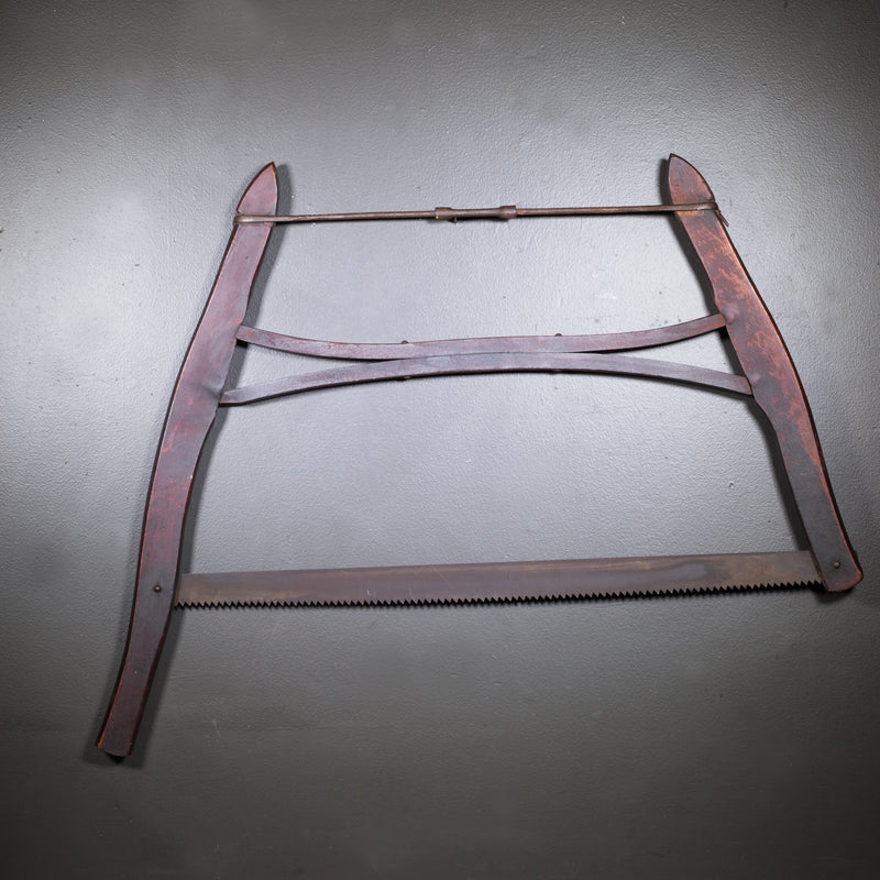 Antique Mahogany Buck Saw c.1910-1930