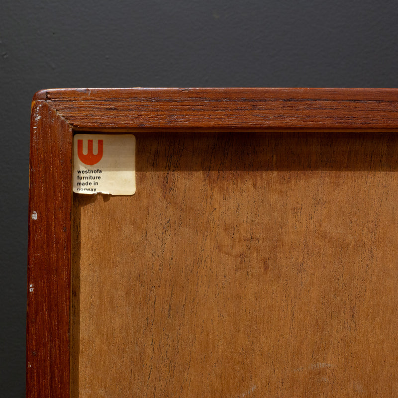 Mid-century Westnofa Teak High Boy Dresser c.1960