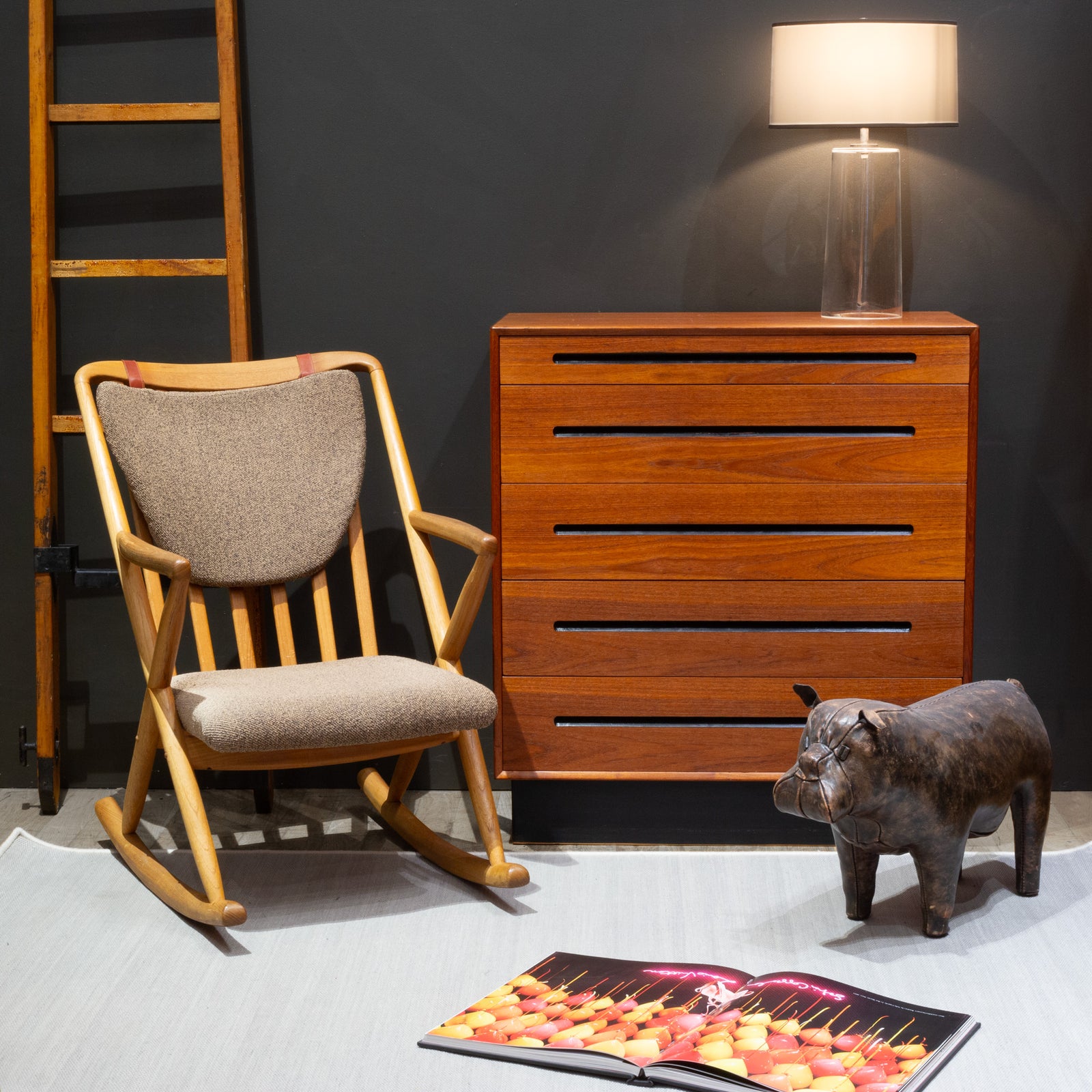 Mid-century Benny Linden Teak Rocking Chair c.1960 | S16 Home
