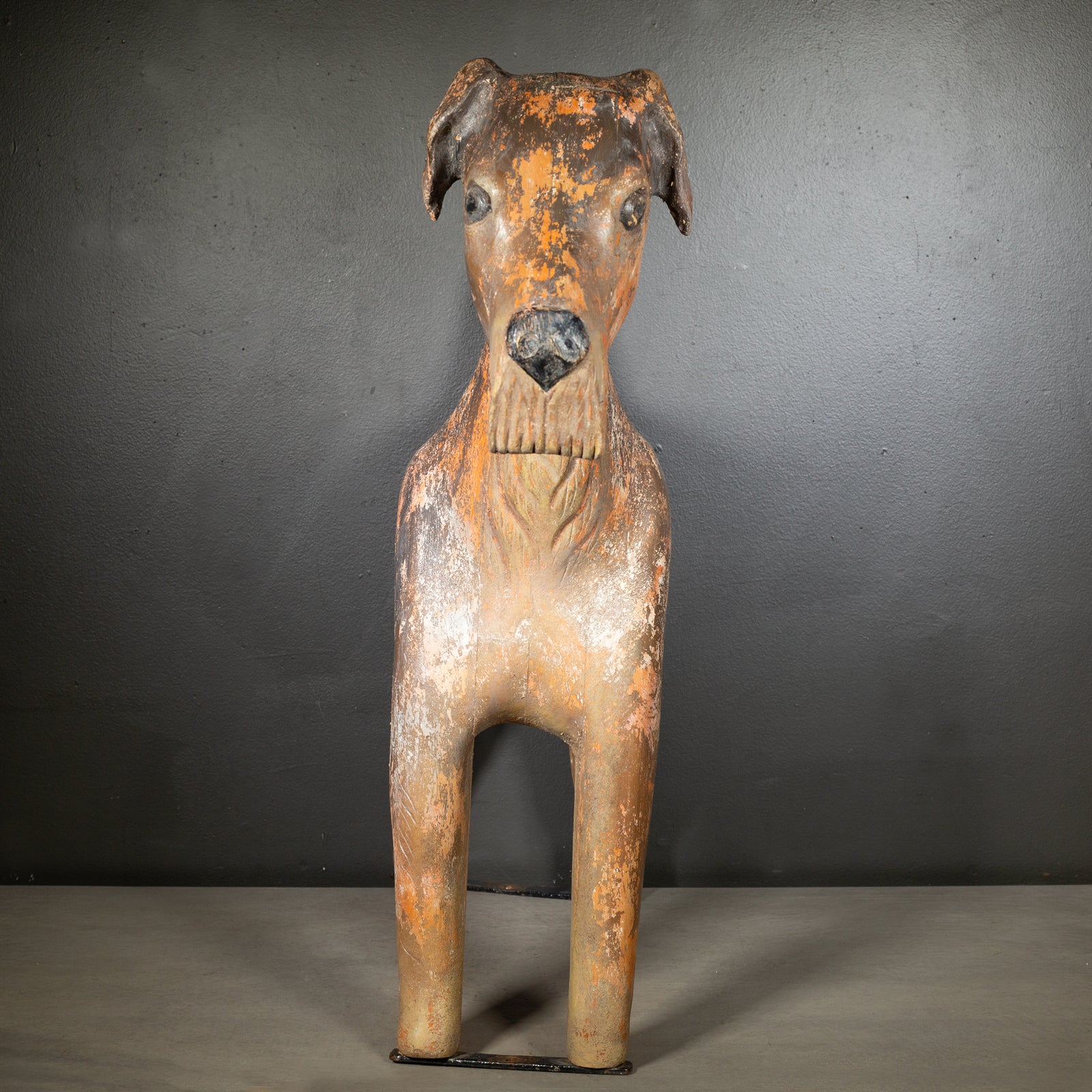 French Hand Carved Dog Carousel Ride c.1950 | S16 Home