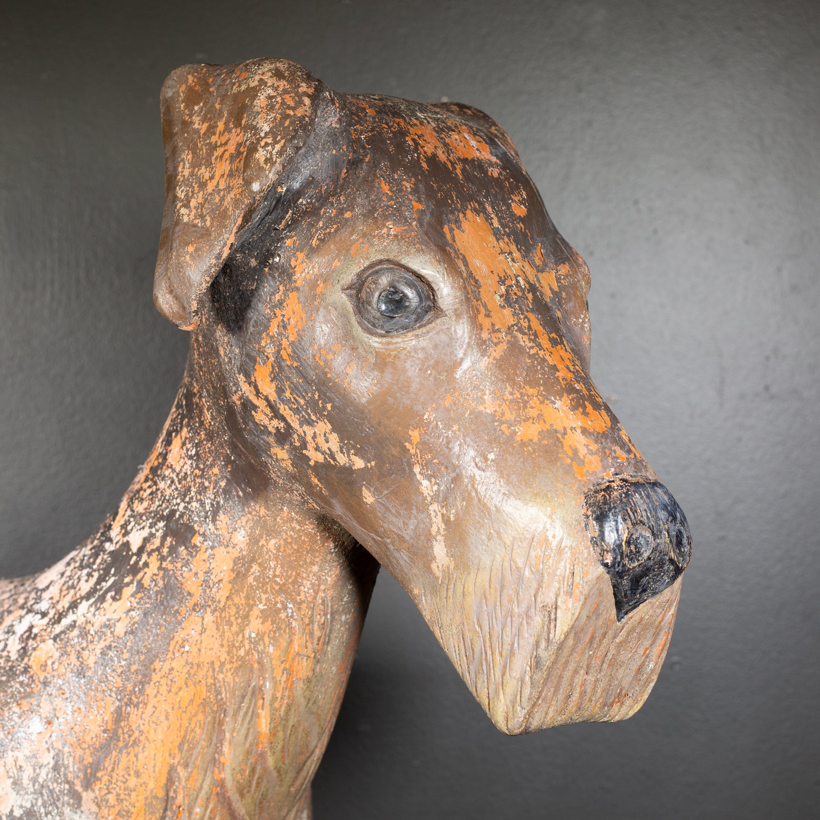 French Hand Carved Dog Carousel Ride c.1950 | S16 Home