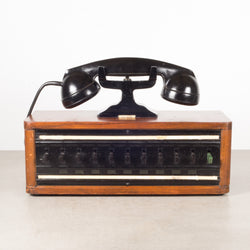 Antique World War 2 Era US Navy Bakelite Switch Board Phone c.1940