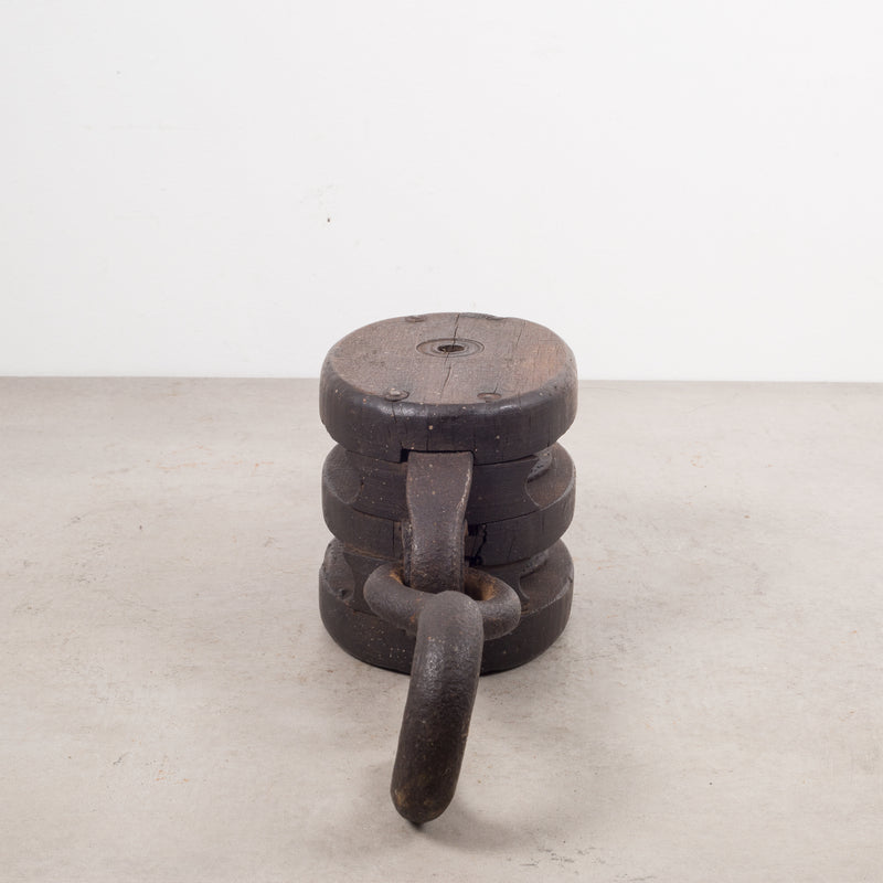 19th c. Antique Block and Tackle c.1800s | S16 Home 19th c. Antique Block and Tackle c.1800s | S16 Home