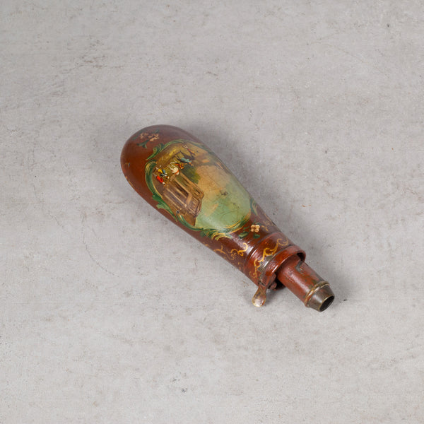 Mid 19th c. French Gun Powder Flask c.1856 | S16 Home