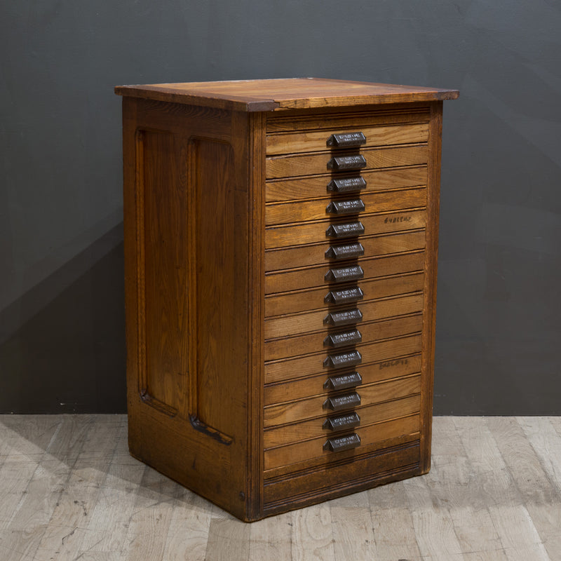 Late 19th c. Industrial Typesetter's 15 Drawer Cabinet c.1890 | S16 Home