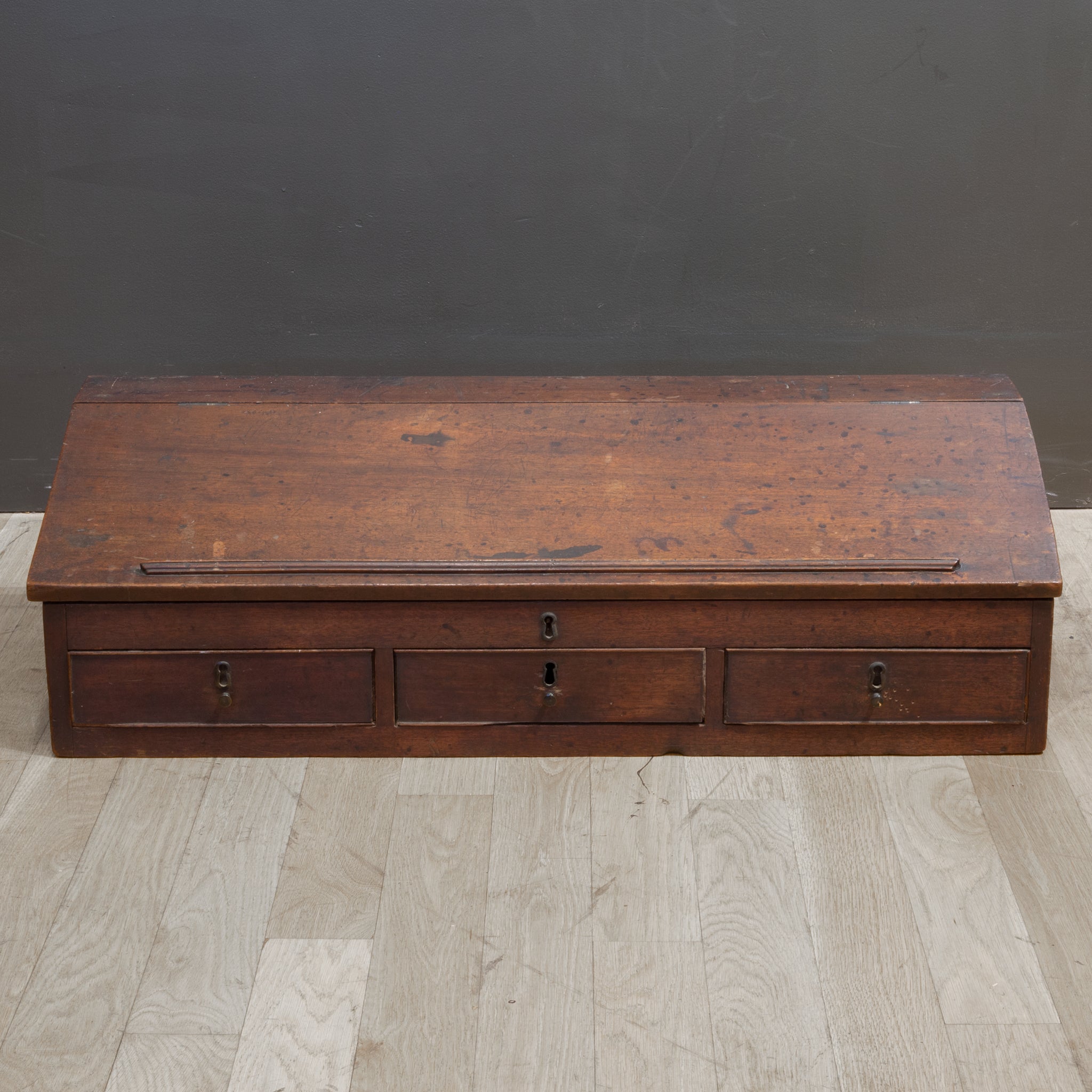 Antique 19th c. Mahogany Shop Keeper's Desk c.1800s | S16 Home