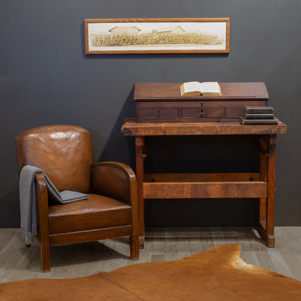 Antique 19th c. Mahogany Shop Keeper's Desk c.1800s